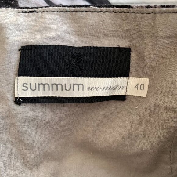 Summum Floral Faux Wrap Lagenlook Skirt - Picture 9 of 13